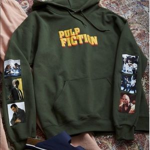 Urban Outfitters Olive Green Pulp Fiction Hoodie